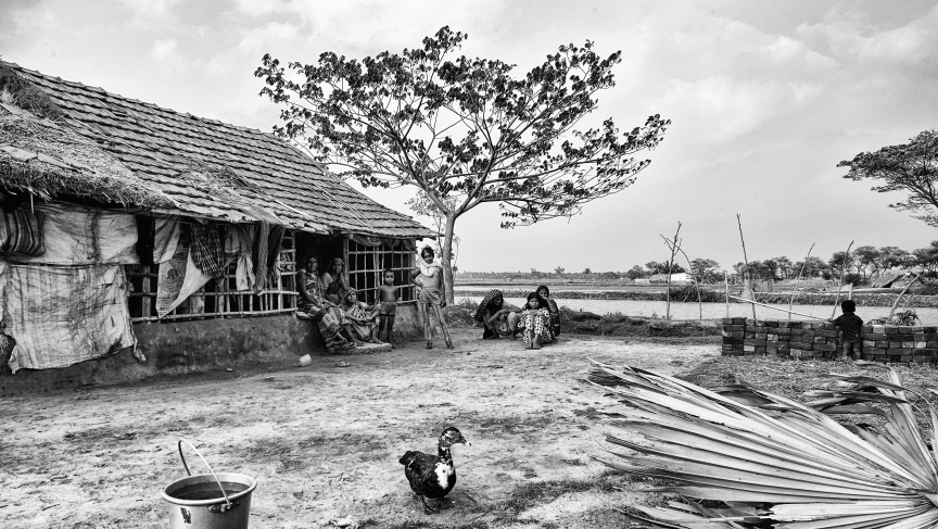 Children in the village of Panitar, near the India/Bangladesh border. Children in the village of Panitar, near the India/Bangladesh border.